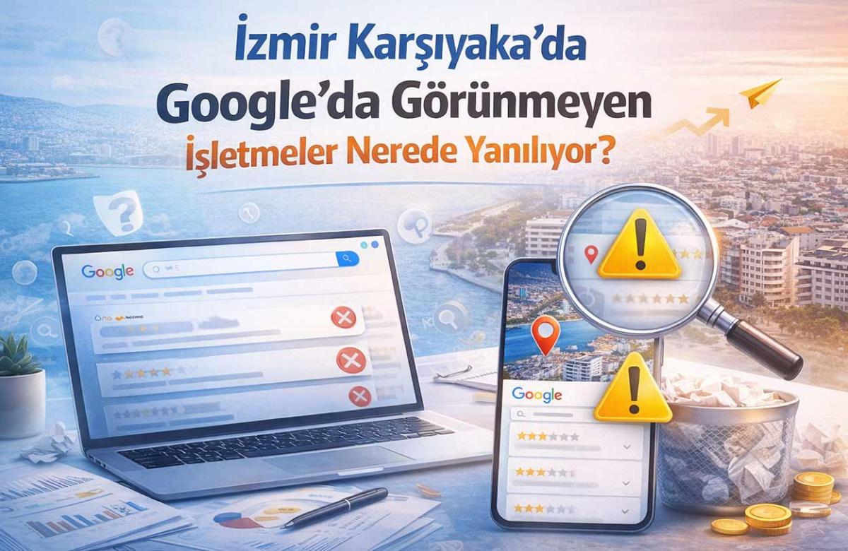 İzmir Karşıyaka’da Google’da Görünmeyen İşletmeler Nerede Yanılıyor?