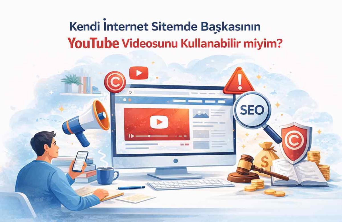 Kendi İnternet Sitemde Başkasının YouTube Videosunu Kullanabilir miyim?