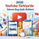 2026 YouTube Türkiye'de İzleme Başı Gelir Rehberi