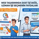 Web Tasarımında Neden 'Dost İşi' Değil, 'Uzman İşi' Seçilmeli?
