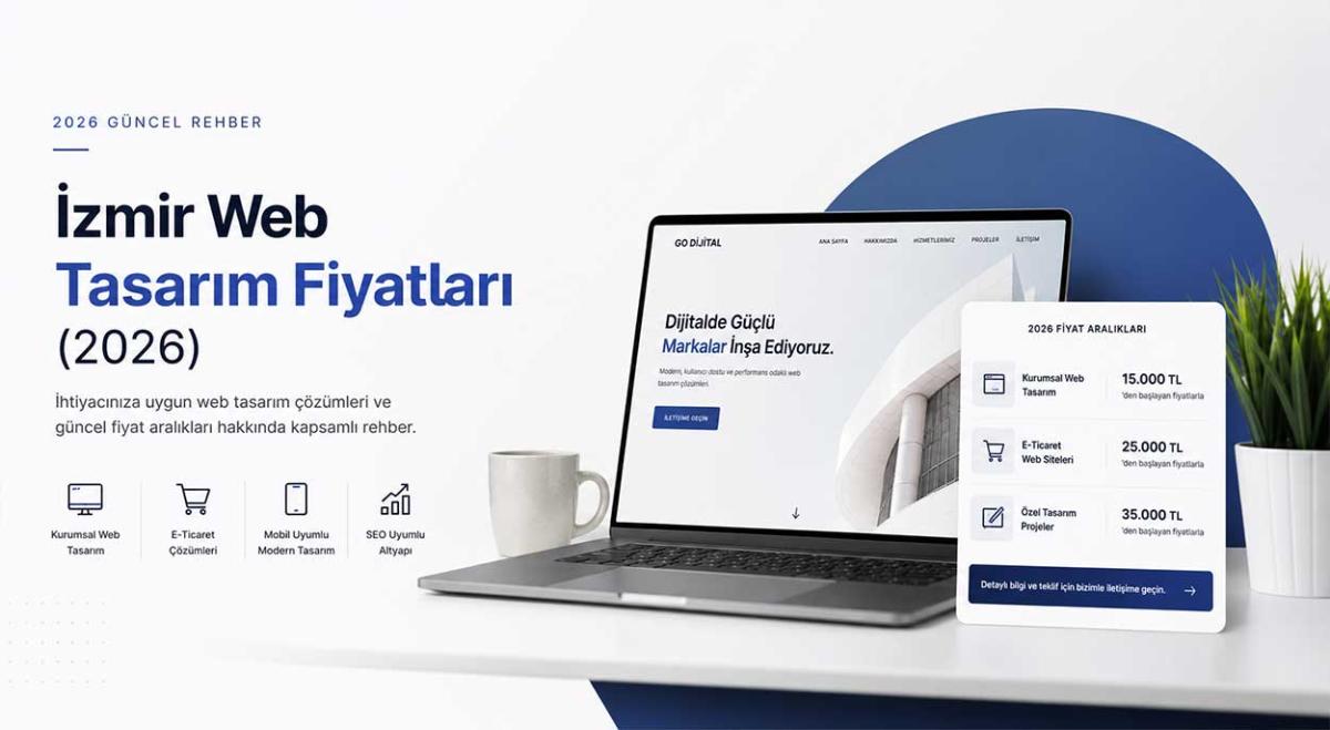 İzmir Web Tasarım Fiyatları (2026) Kaliteli Bir Site İçin Bütçenizi Nasıl Planlamalısınız?