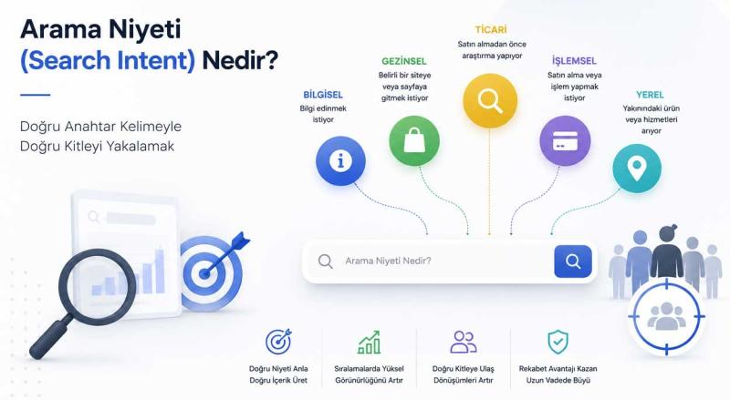 Arama Niyeti (Search Intent) Nedir? Doğru Anahtar Kelimeyle Doğru Kitleyi Yakalamak