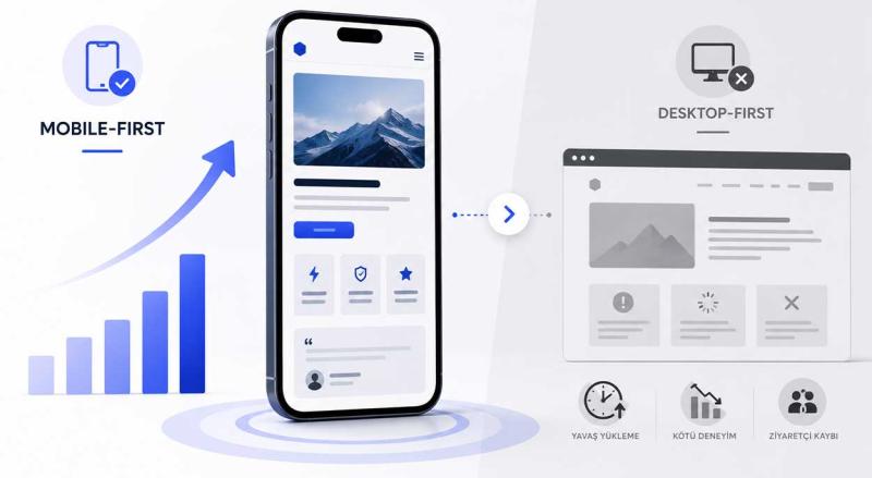 Mobile-First Tasarım Neden Artık Bir Tercih Değil, Zorunluluk?