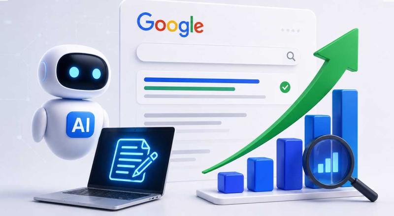 Yapay Zeka ile Üretilen İçerikler Google'da Sıralama Alır mı? 2026 SEO Gerçekleri