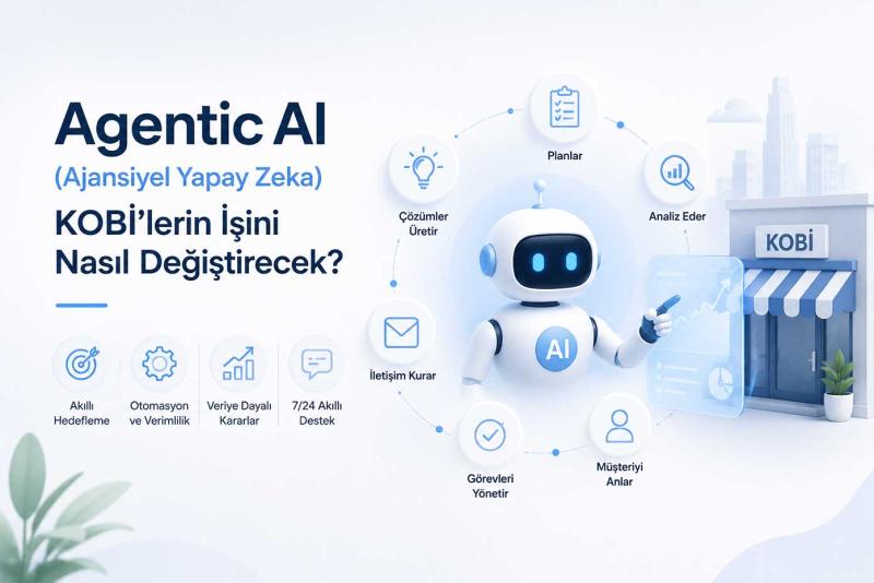Agentic AI (Ajansiyel Yapay Zeka) KOBİ'lerin İşini Nasıl Değiştirecek?
